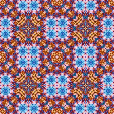 Kusursuz kare halı deseni. Doku soyuttur. Arkaplan soyut sonsuzdur