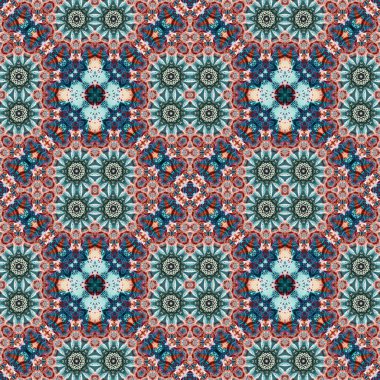 Kusursuz kare halı deseni. Doku soyuttur. Arkaplan soyut sonsuzdur