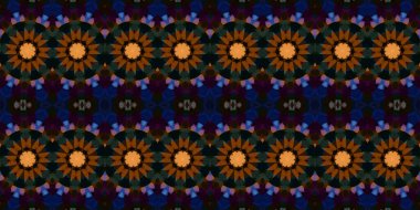 Kusursuz kasvetli afiş deseni. Doku soyuttur. Soyut sonsuz halı şeridi arkaplanı