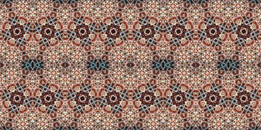 Kusursuz kasvetli afiş deseni. Doku soyuttur. Soyut sonsuz halı şeridi arkaplanı