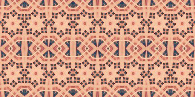 Kusursuz kasvetli afiş deseni. Doku soyuttur. Soyut sonsuz halı şeridi arkaplanı