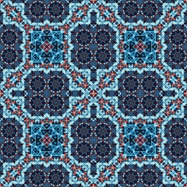 Kusursuz kare halı deseni. Doku soyuttur. Arkaplan soyut sonsuzdur