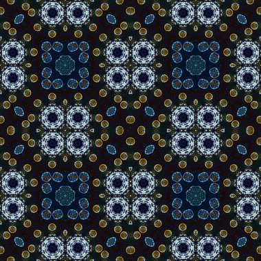 Kusursuz kare halı deseni. Doku soyuttur. Arkaplan soyut sonsuzdur