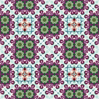 Kusursuz kare halı deseni. Doku soyuttur. Arkaplan soyut sonsuzdur