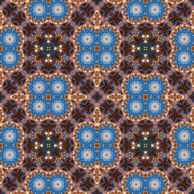 Kusursuz kare halı deseni. Doku soyuttur. Arkaplan soyut sonsuzdur