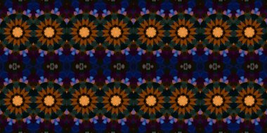 Kusursuz kasvetli afiş deseni. Doku soyuttur. Soyut sonsuz halı şeridi arkaplanı