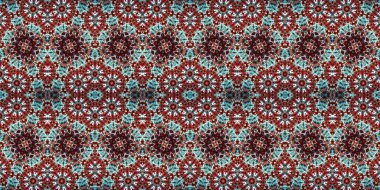 Kusursuz kasvetli afiş deseni. Doku soyuttur. Soyut sonsuz halı şeridi arkaplanı