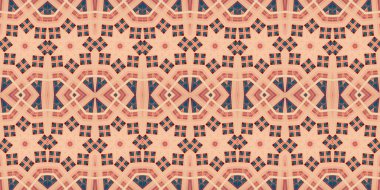 Kusursuz kasvetli afiş deseni. Doku soyuttur. Soyut sonsuz halı şeridi arkaplanı