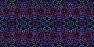 Kusursuz kasvetli afiş deseni. Doku soyuttur. Soyut sonsuz halı şeridi arkaplanı