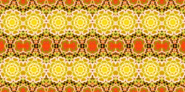 Kusursuz kasvetli afiş deseni. Doku soyuttur. Soyut sonsuz halı şeridi arkaplanı