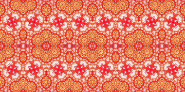 Kusursuz kasvetli afiş deseni. Doku soyuttur. Soyut sonsuz halı şeridi arkaplanı