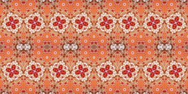 Kusursuz kasvetli afiş deseni. Doku soyuttur. Soyut sonsuz halı şeridi arkaplanı