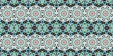 Kusursuz kasvetli afiş deseni. Doku soyuttur. Soyut sonsuz halı şeridi arkaplanı