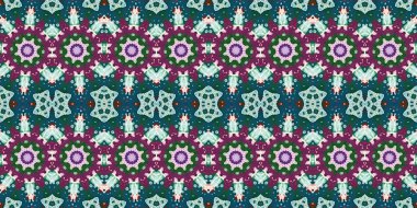 Kusursuz kasvetli afiş deseni. Doku soyuttur. Soyut sonsuz halı şeridi arkaplanı