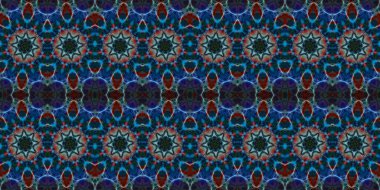 Kusursuz kasvetli afiş deseni. Doku soyuttur. Soyut sonsuz halı şeridi arkaplanı