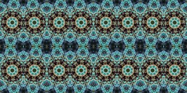 Kusursuz kasvetli afiş deseni. Doku soyuttur. Soyut sonsuz halı şeridi arkaplanı