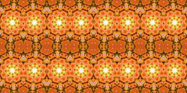 Kusursuz kasvetli afiş deseni. Doku soyuttur. Soyut sonsuz halı şeridi arkaplanı