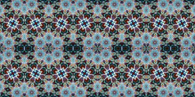 Kusursuz kasvetli afiş deseni. Doku soyuttur. Soyut sonsuz halı şeridi arkaplanı