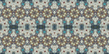 Kusursuz kasvetli afiş deseni. Doku soyuttur. Soyut sonsuz halı şeridi arkaplanı