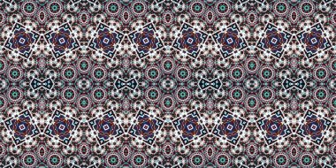 Kusursuz kasvetli afiş deseni. Doku soyuttur. Soyut sonsuz halı şeridi arkaplanı