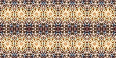 Kusursuz kasvetli afiş deseni. Doku soyuttur. Soyut sonsuz halı şeridi arkaplanı