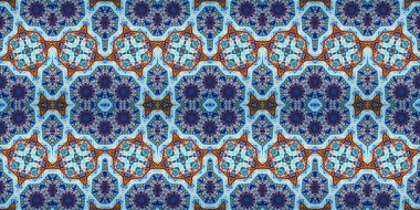 Kusursuz kasvetli afiş deseni. Doku soyuttur. Soyut sonsuz halı şeridi arkaplanı