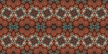 Kusursuz kasvetli afiş deseni. Doku soyuttur. Soyut sonsuz halı şeridi arkaplanı