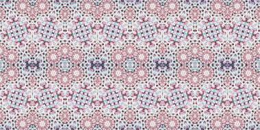 Kusursuz kasvetli afiş deseni. Doku soyuttur. Soyut sonsuz halı şeridi arkaplanı