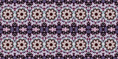 Kusursuz kasvetli afiş deseni. Doku soyuttur. Soyut sonsuz halı şeridi arkaplanı