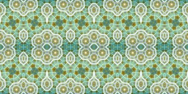 Kusursuz kasvetli afiş deseni. Doku soyuttur. Soyut sonsuz halı şeridi arkaplanı