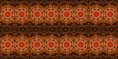 Kusursuz kasvetli afiş deseni. Doku soyuttur. Soyut sonsuz halı şeridi arkaplanı