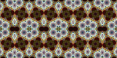 Kusursuz kasvetli afiş deseni. Doku soyuttur. Soyut sonsuz halı şeridi arkaplanı