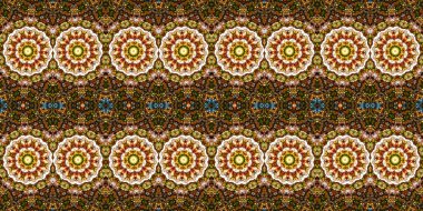 Kusursuz kasvetli afiş deseni. Doku soyuttur. Soyut sonsuz halı şeridi arkaplanı