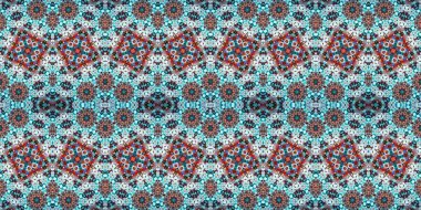 Kusursuz kasvetli afiş deseni. Doku soyuttur. Soyut sonsuz halı şeridi arkaplanı