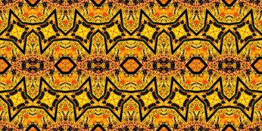 Kusursuz kasvetli afiş deseni. Doku soyuttur. Soyut sonsuz halı şeridi arkaplanı