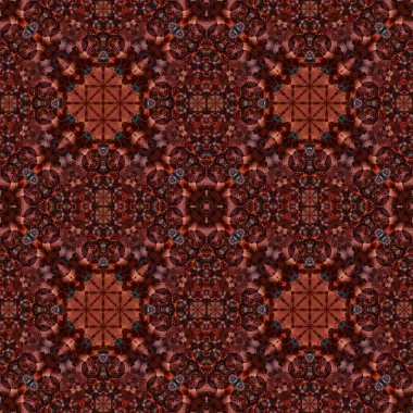 Kusursuz simetrik desen. Doku soyuttur. Soyut sonsuz simetrik arkaplan