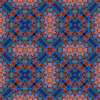 Kusursuz simetrik desen. Doku soyuttur. Soyut sonsuz simetrik arkaplan