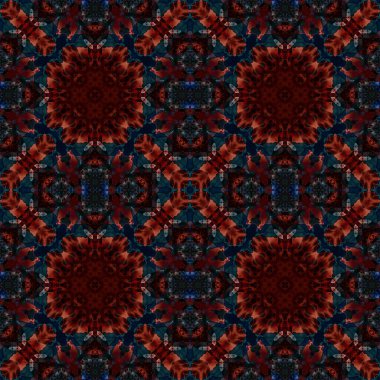 Kusursuz simetrik desen. Doku soyuttur. Soyut sonsuz simetrik arkaplan