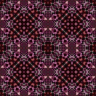 Kusursuz simetrik desen. Doku soyuttur. Soyut sonsuz simetrik arkaplan