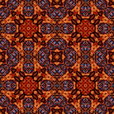 Kusursuz simetrik desen. Doku soyuttur. Soyut sonsuz simetrik arkaplan