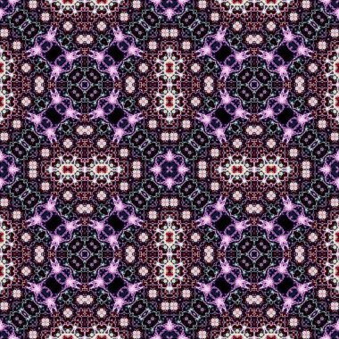 Kusursuz simetrik desen. Doku soyuttur. Soyut sonsuz simetrik arkaplan