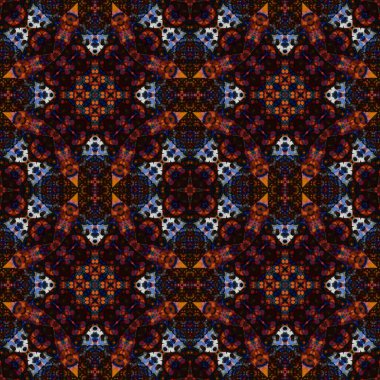 Kusursuz simetrik desen. Doku soyuttur. Soyut sonsuz simetrik arkaplan