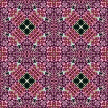 Kusursuz simetrik desen. Doku soyuttur. Soyut sonsuz simetrik arkaplan