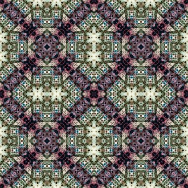 Kusursuz simetrik desen. Doku soyuttur. Soyut sonsuz simetrik arkaplan