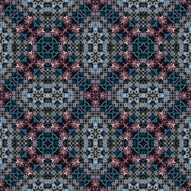 Kusursuz simetrik desen. Doku soyuttur. Soyut sonsuz simetrik arkaplan