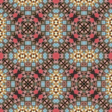 Kusursuz simetrik desen. Doku soyuttur. Soyut sonsuz simetrik arkaplan