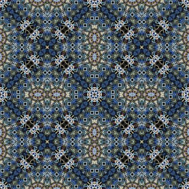 Kusursuz simetrik desen. Doku soyuttur. Soyut sonsuz simetrik arkaplan