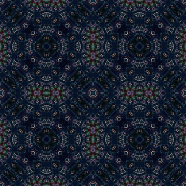 Kusursuz simetrik desen. Doku soyuttur. Soyut sonsuz simetrik arkaplan