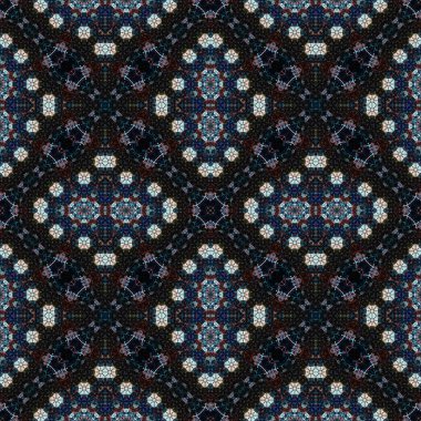 Kusursuz simetrik desen. Doku soyuttur. Soyut sonsuz simetrik arkaplan