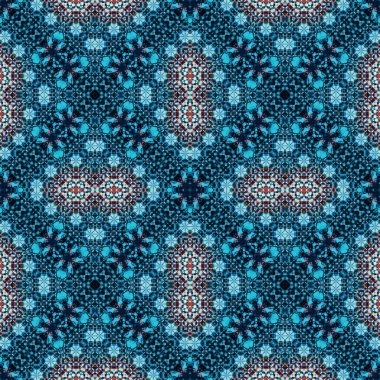 Kusursuz simetrik desen. Doku soyuttur. Soyut sonsuz simetrik arkaplan